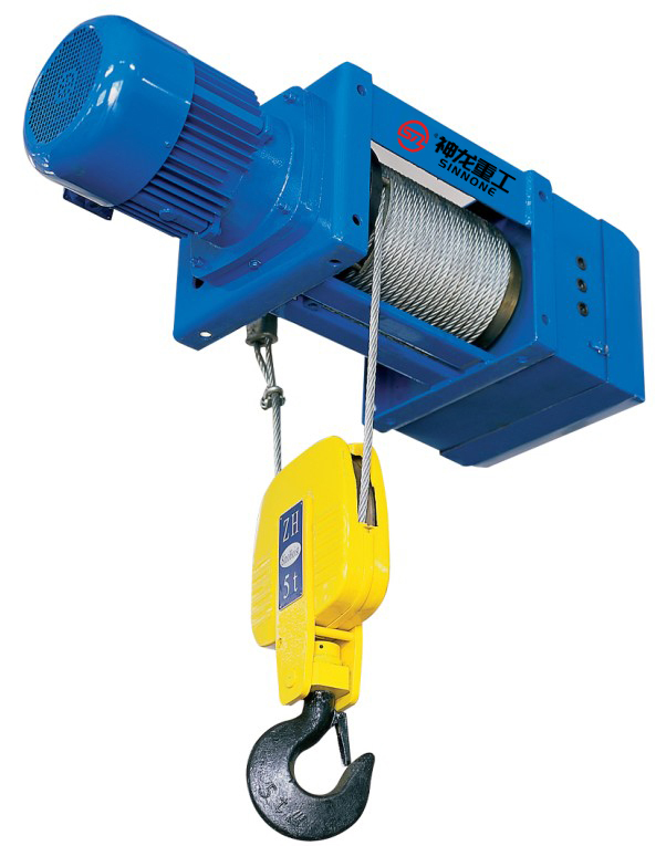 ZH Electric Wire Rope Hoist 2/1 Rope reeving