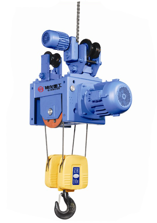 ZH Type Metallurgical Electric Wire Rope Hoist 4/1 Rope reeving